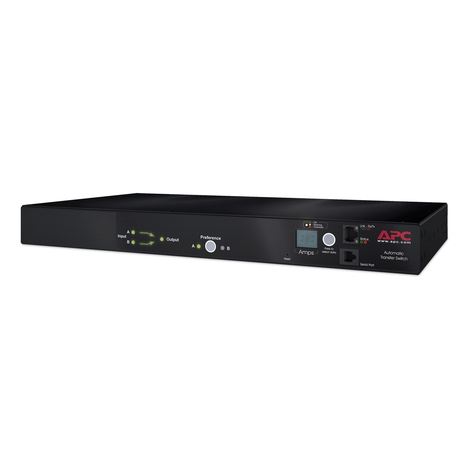 Rack ATS-100 -120 V-15 A-5-15P entrada-(10) 5-15R salida N/P: AP7750A